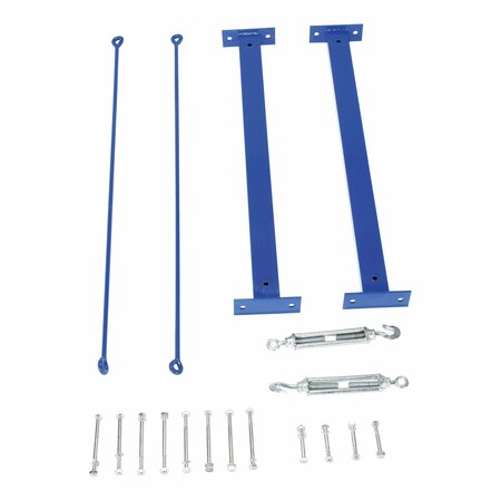 Vestil Blue Steel Medium Duty Cantilever Brace Set 35"W x 35"L x 6"H MB-C-6-36